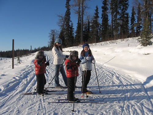 Skiing in Soldotna Alaska