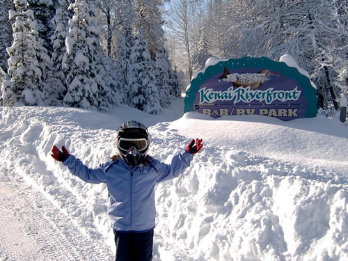 Winter fun on the Kenai River