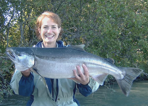 Cindy's beautiful Silver Salmon
