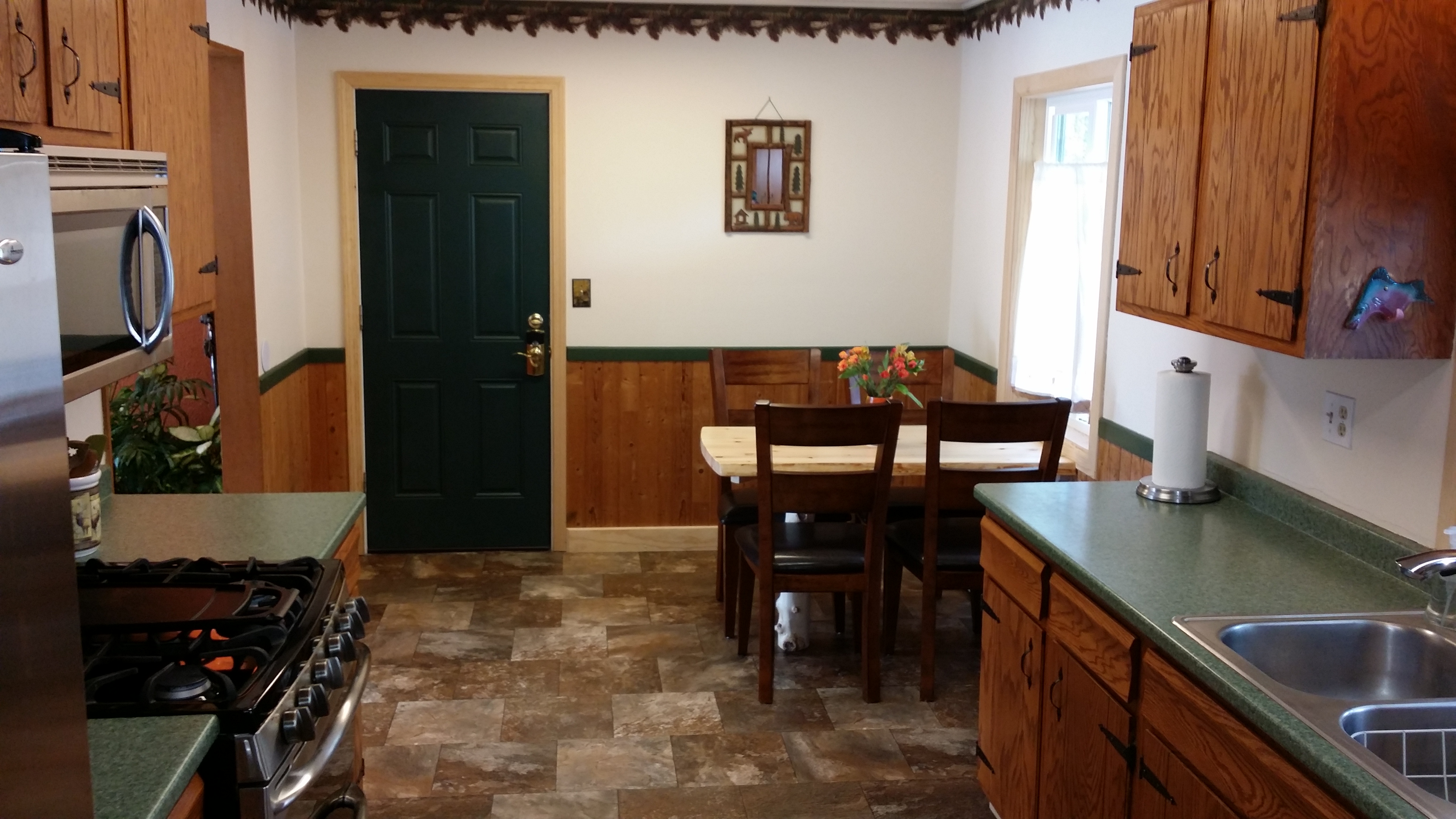 Kitchen with new appliances